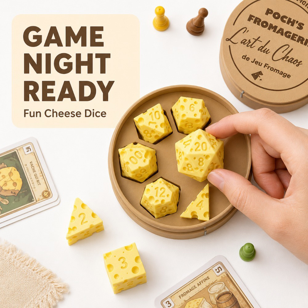 Creative Irregular Cheese Shap - огляд і ціна Board Game Live